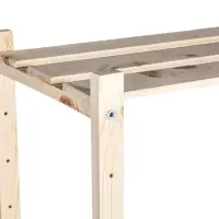 Стеллаж деревянный, 4 полки, 140&times;50&times;28 см, напольный, с регулируемыми полками