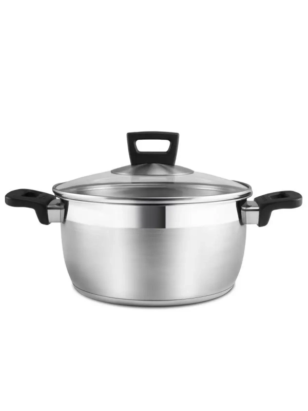 Кастрюля Rialto-20С со стеклянной крышкой, 3.2 литра