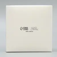 Коробка для кондитерских изделий с пластиковой крышкой &laquo;С Новым годом&raquo;, 12 х 6 х 11.5 см