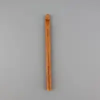Крючок для вязания, бамбуковый, d=10 мм, 15 см