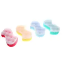 Губка для тела массажная &laquo;Наслаждение&raquo;, 18&times;9,5&times;5 см, цвет МИКС