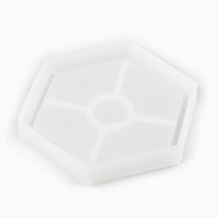 Молд силиконовый универсальный. Формочка для творчества &laquo;Поддон Шестиугольник&raquo;, 10,5 х 12 см