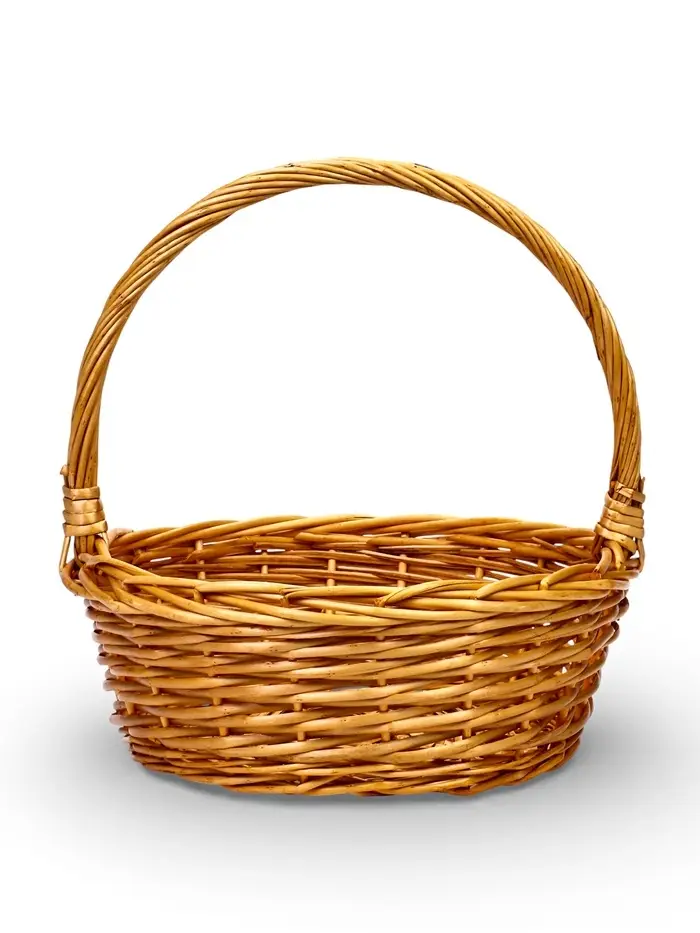 Набор корзин 3 шт 44х44х16, 37х37х14, 31х31х12 см руска 17/15/13см  лоза натур