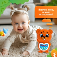 Музыкальная игрушка &laquo;Любимый дружок: Мишка&raquo;, звук, свет, цвет коричневый