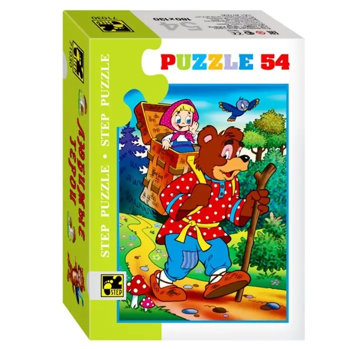 Пазлы &laquo;Мультики&raquo;, 54 элемента МИКС