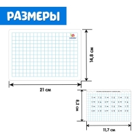 Развивающий набор &laquo;Графические диктанты&raquo;, пиши стирай, уровень 1