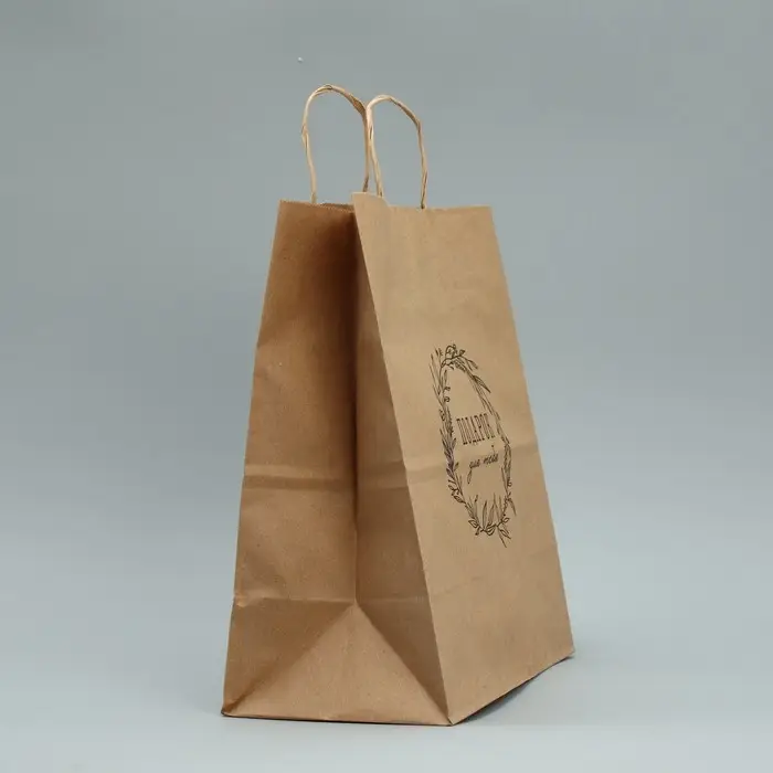 Пакет подарочный крафтовый, упаковка, &laquo;Подарок для тебя&raquo;, 24 х 28 х 14 см