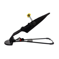 Шезлонг детский, кресло - качалка с игрушками для новорождённых &laquo;Крошка Я&raquo;, цвет чёрный