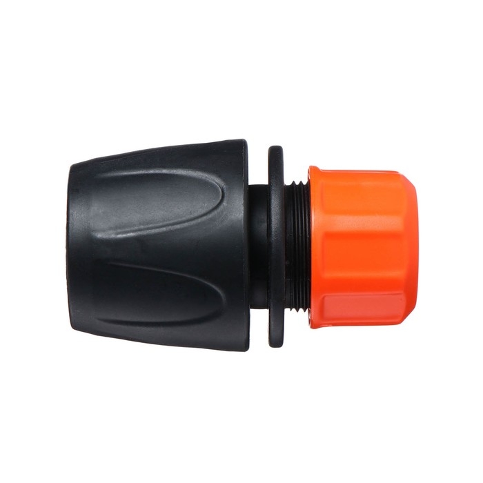 Коннектор, 1/2 Коннектор, 1/2" (12 мм), быстросъёмное соединение, пластик, «Жук»