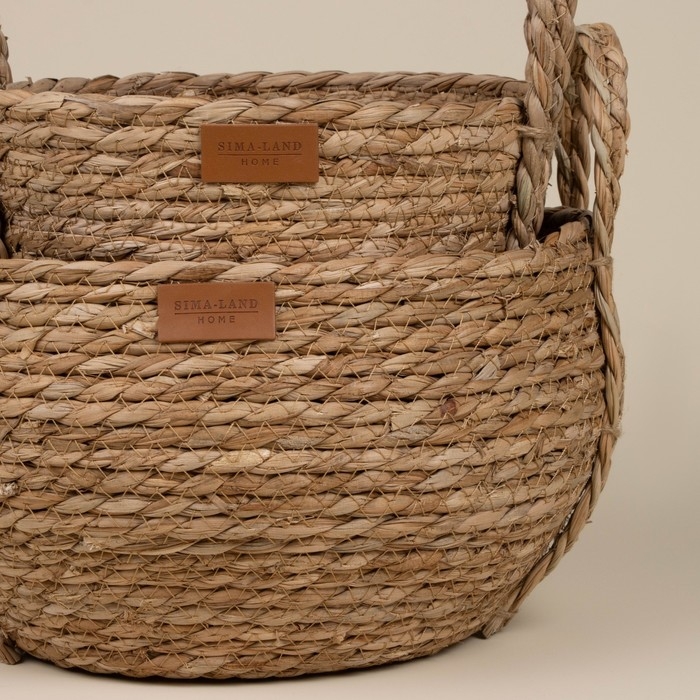 Корзины для хранения ручной работы SL Home, 2 шт: 22&times;21&times;20 см, 27&times;24&times;22 см