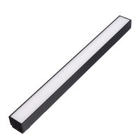 Трековый светильник, серия "Flat" FTL-001, 10Вт, 48В, 4000К, IP20, 300мм, черный