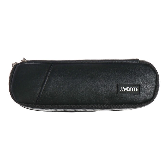 Пенал мягкий, 1 отделение 60 х 220 х 40 мм, объёмный, искусвенная кожа, deVENTE Private, внутренний и внешний карман