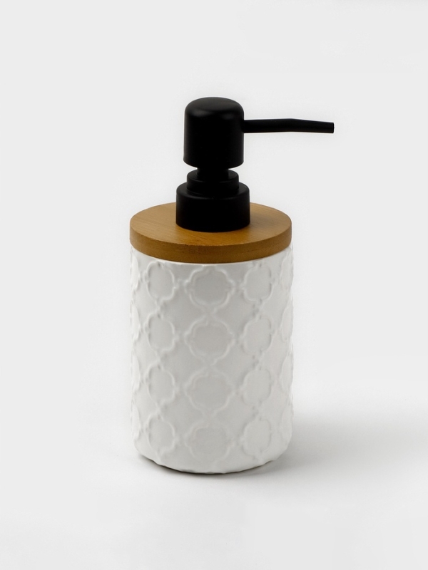 Набор для ванной "Harmony" 3 предмета (мыльница. дозатор для мыла, стакан)