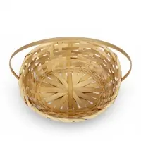 Набор корзин 3 шт 22х18x10 24х19x10 27х21x10 см ручка h=24/26/28 см натур