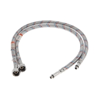 Подводка гибкая для смесителя Accoona A490-6, M10, 60 см, набор 2 шт, нержавеющая сталь Подводка гибкая для смесителя Accoona A490-6, M10, 60 см, набор 2 шт, нержавеющая сталь