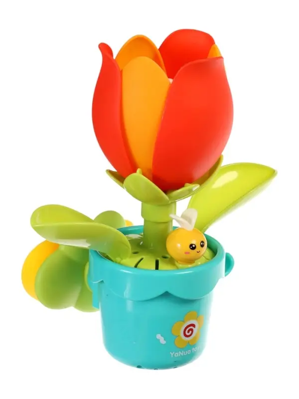 Игрушка для ванны "Цветочек" с лейкой, на присосках