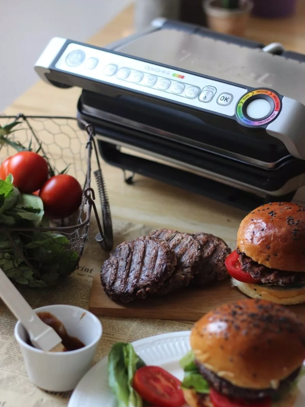 Умный гриль Optigrill+ GC716D12 с насадкой для вафель