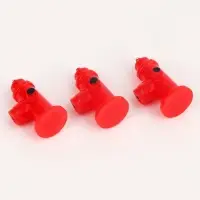 Миниатюра кукольная &laquo;Гидрант&raquo;, набор 3 шт., размер 1 шт. &mdash; 1,5 &times; 3 &times; 1,5 см