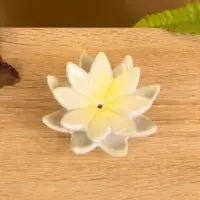 Подставка под благовония "Цветок кувшинки" керамика, цв. МИКС, 9,5х9,5х4 см