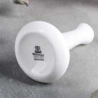 Ваза фарфоровая для цветов Wilmax, 9,5&times;14,5 см, цвет белый