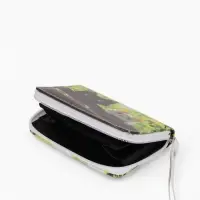 Кошелек дет 07-01-01 Июнь2533 кот, 12*1,5*9 см, 2 отд+отд/молн, д/карт, зеленый