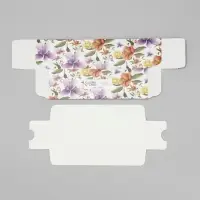 Коробка для макарун, кондитерская упаковка &laquo;Ботаника цветы сиреневые&raquo; 18 х 5.5 х 5.5 см