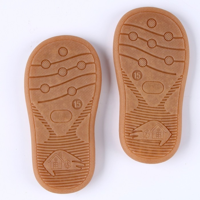 Подошвы для рукоделия со стелькой, набор 2 шт., длина подошвы: 13,5 см