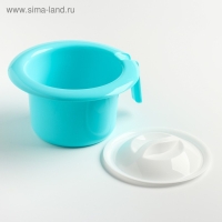 Горшок туалетный детский &laquo;Кроха&raquo;, цвет голубой, 1,75 л.