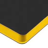 Ежедневник Flexpen Black, недатированный, черный с желтым