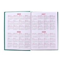 Ежедневник недатированный А5, 160 листов "Вивелла", обложка искусственная кожа, светло-зелёный Ежедневник недатированный А5, 160 листов "Вивелла", обложка искусственная кожа, светло-зелёный