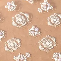 Наклейки для ногтей &laquo;3D узоры&raquo;, объёмные, белые