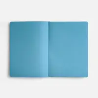 Ежедневник Doppio, недатированный, синий с голубым