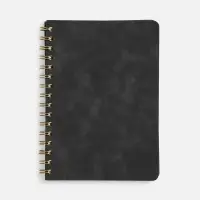 Ежедневник Spiral, недатированный, черный