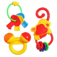 Набор погремушек &laquo;Африка&raquo;, 3 шт., Крошка Я