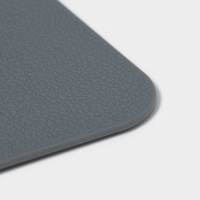 Доски разделочные Доляна, набор 4 шт, на подставке, пластик, 33&times;8&times;24 см, серые