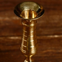 Подсвечник "Нико" латунь 8х8х15 см