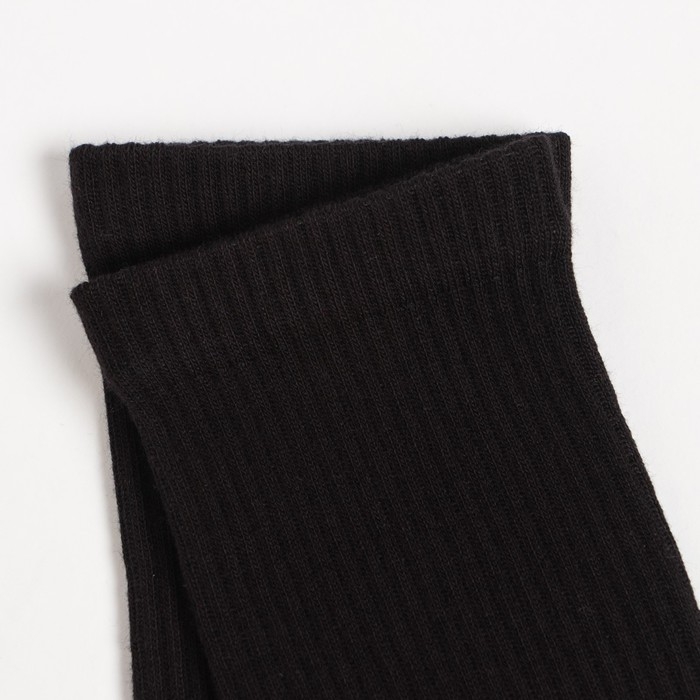 Носки, цвет чёрный, размер 23-25 (37-40)
