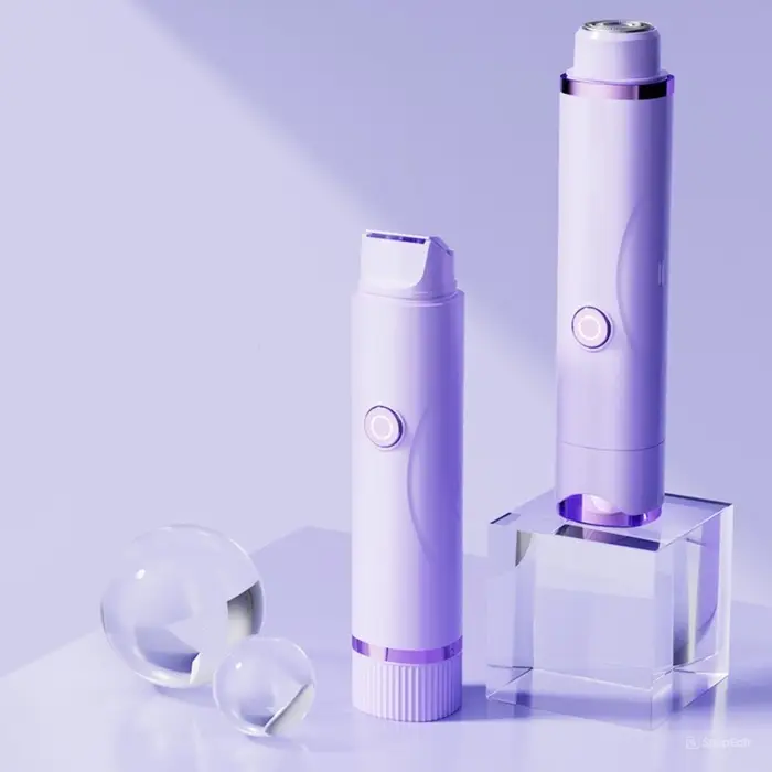 Триммер LTRI-26, женский, 2 насадки, от АКБ, сиреневый