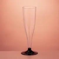 Бокал одноразовый для шампанского &laquo;Флютэ&raquo;, 100 мл, пластик, МИКС