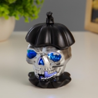 Ночник "Череп" LED RGB 3хAG10 5,5х5,5х9 см RISALUX Ночник "Череп" LED RGB 3хAG10 5,5х5,5х9 см RISALUX