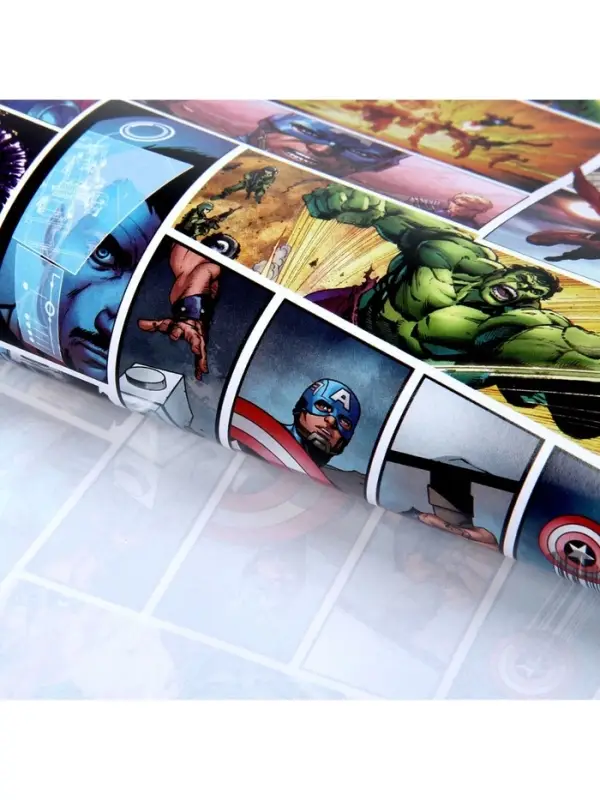 Бумага упаковочная глянцевая &laquo;Ты Супер Герой&raquo;, Мстители, 70&times;100 см