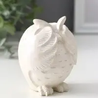 Подсвечник для тонкой свечи &laquo;Сова&raquo;, 8&times;6.5&times;6 см, перламутр