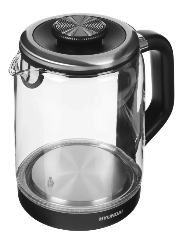 Чайник HYK-G5506 черный-серебристый, 1.7л, мощность 2200Вт