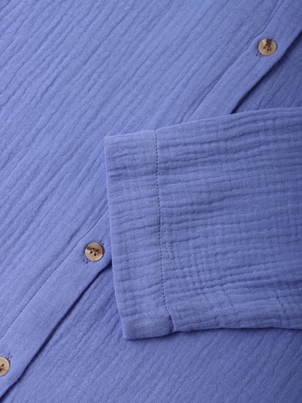 Рубашка из муслина для девочек KAFTAN рост 152, фиолетовый