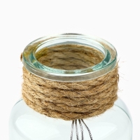 Ваза для цветов, прозрачная, 250 мл.