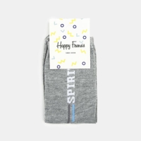 Носки детские, цвет светло-серый, размер 22-24