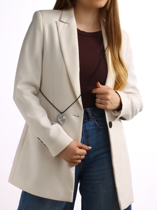 Портупея с кулоном &laquo;Сердечко&raquo; кожа, трансформер, цвет серебро, 150 см