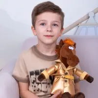 Мягкая игрушка &laquo;Конь Эрик в пальто&raquo;, 28 см