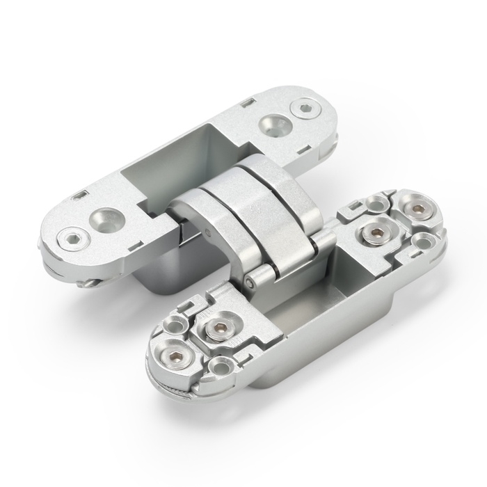 Петля скрытой установки LOCKLAND, 30х110 мм, с 3D-регулированием, цвет матовый хром