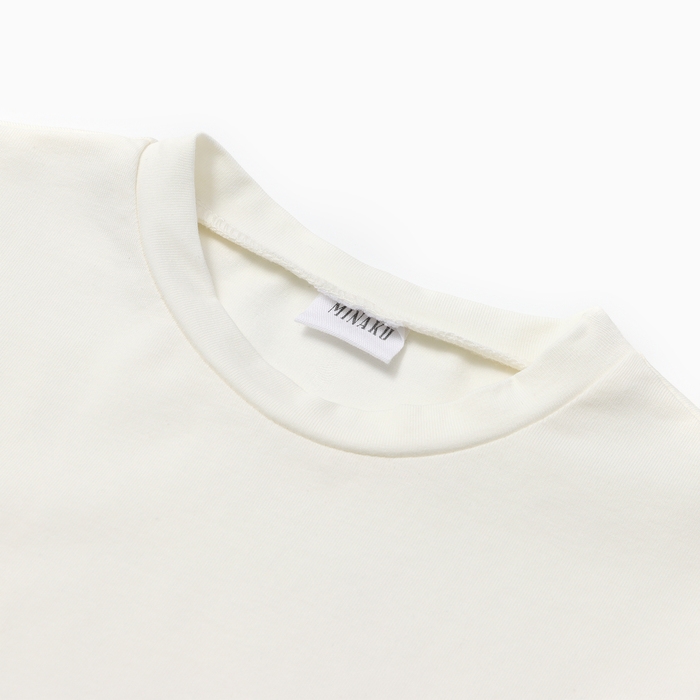 Комплект для девочки (футболка и велосипедки) MINAKU, цвет розовый, рост 110 см